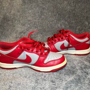 Nike Vibrant Red Athletic Shoes